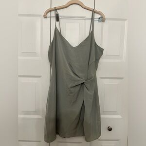 Abercrombie & Fitch Sage Green Mini Dress